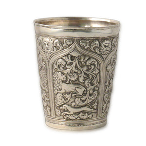 Antique Indian Silver Beaker, India – Circa 1820