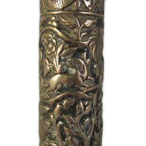 Antique Indian Silver Candlesticks, A Pair, Lucknow – 1890