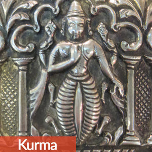 Antique Indian Silver Goblet With Hindu Deity, Vishnu, Madras (chennai), India – Circa 1880