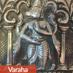 Antique Indian Silver Goblet With Hindu Deity, Vishnu, Madras (chennai), India – Circa 1880