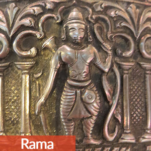 Antique Indian Silver Goblet With Hindu Deity, Vishnu, Madras (chennai), India – Circa 1880