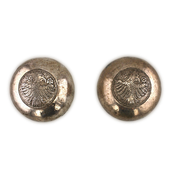 Antique Malay Silver Betel Boxes, (chimbuls), A Pair, Malaysia – Circa 1900