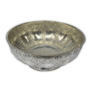 Antique Malay Silver Bowl, Malaysia – Late 19th Century