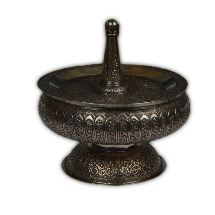 Antique Malay Silver Betel Container, Malaysia – 19th Century