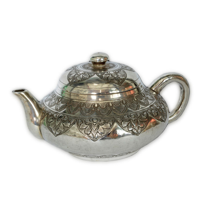 Antique Malay Silver Kettle, Brunei – Circa 1910