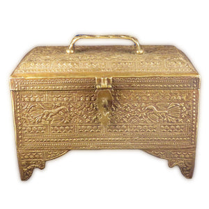 Antique Sumatran Cash Box, Brass, Minangkabau, Sumatra, Indonesia – 19th Century