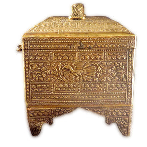Antique Sumatran Cash Box, Brass, Minangkabau, Sumatra, Indonesia – 19th Century