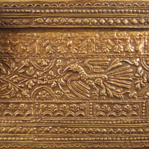 Antique Sumatran Cash Box, Brass, Minangkabau, Sumatra, Indonesia – 19th Century