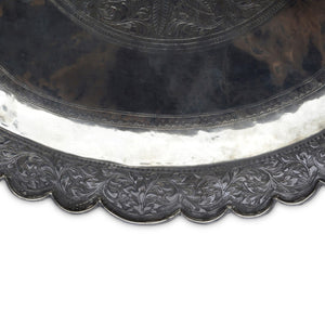 Antique Malay Silver Tray, Malaysia – Late 19th Century