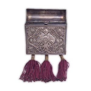 Antique Ottoman Silver Cartridge Case, Ottoman Turkey Or Greece – Late 18th Century