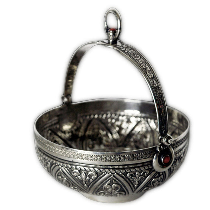 Antique Algerian Silver Hammam (hamam) Bowl, Algeria – 19th Century