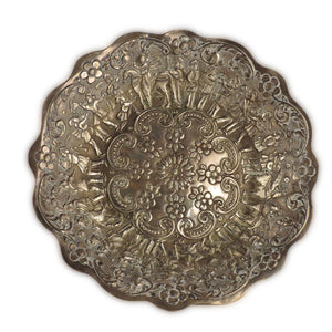 Antique Persian Silver Pedestal Comport Dish, Shiraz, Iran (persia) – Circa 1900