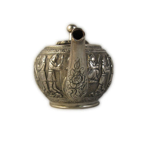 Antique Persian Silver Tea Pot, Shiraz, Iran (persia) – Circa 1900