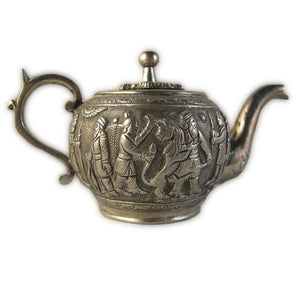 Antique Persian Silver Tea Pot, Shiraz, Iran (persia) – Circa 1900