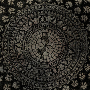 Antique Indian Bidri Ware Tray, Mughal India – Late 17th Century