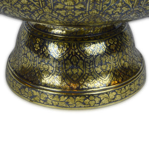 Antique Thai Silver-gilt Niello Set Of Three Bowls, Thailand (siam) – 19th Century