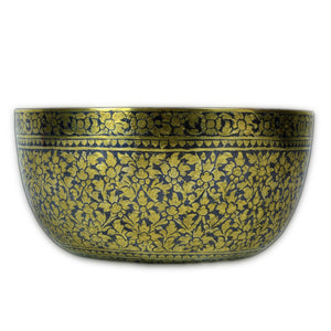 Antique Thai Silver-gilt Niello Set Of Three Bowls, Thailand (siam) – 19th Century