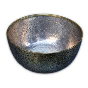 Antique Thai Silver-gilt Niello Set Of Three Bowls, Thailand (siam) – 19th Century
