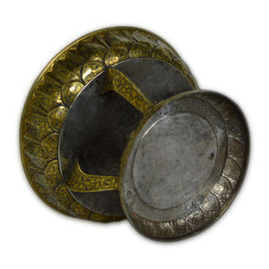 Antique Thai Silver-gilt Niello Washing Bowl, Thailand (siam) – 19th Century